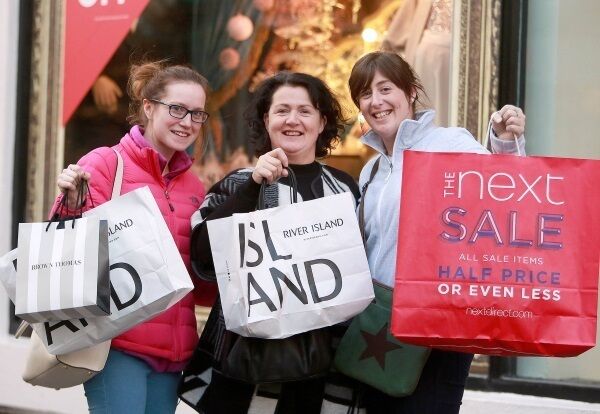 Fiona Connelly and Bride and Natasha Flaherty at the Galway sales. Picture: Hany Marzouk