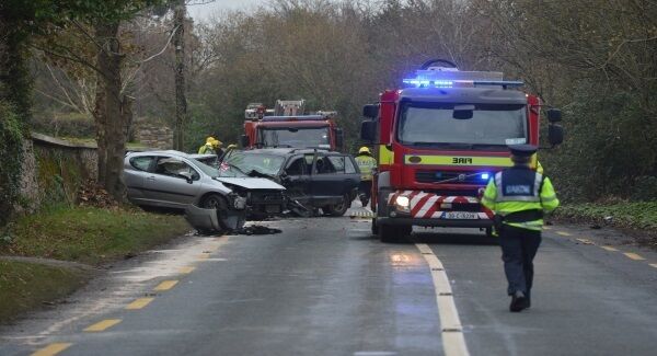 The scene of fatal road traffic crash on the N72 Fermoy to Ballyhooly road at Castlyhyde near Fermoy, Co Cork. A 22-year-old man was killed. Picture: Michael Mac Sweeney/Provision