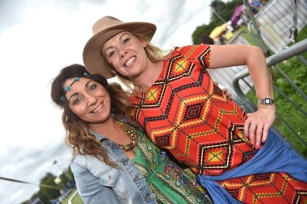 Michelle Hennessy of Blackrock, Cork, and Dolores Mangan of Galway at Indiependence in Mitchelstown.