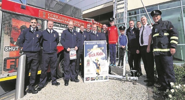 Firefighters to climb the equivalent height of Mount Everest without leaving Cork - for charity