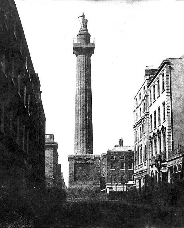 Nelson’s Pillar around 1845, courtesy of the Irish Picture Libraryand one of the oldest surviving photographs in Ireland.