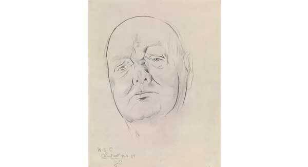 Graham Sutherland’s Study of Winston Churchill 1954