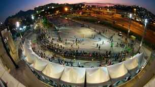 Fans arrive at the Maracana 5/8/2016