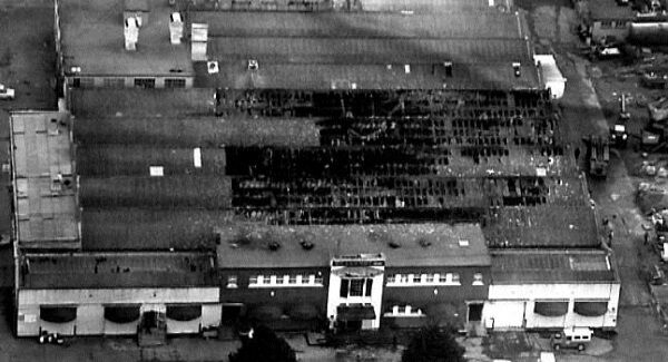 A photo taken on February 14, 1981, of the scene after the Stardust fire; top: Families of the victims at the Dáil this week: Maurice Frazer, who lost his sister Thelma; Christine Keegan and her daughter Antoinette (Christine lost her daughters Martina, 16, and Mary,19); Eugene Kelly, who lost his brother Robert; Patricia Kennedy who lost her daughter Mary (Maire) Kennedy, who was 17; Bridget McDermott with daughter Louise McDermott (Bridget lost sons William, 22, George, 18, and a daughter, Marcella, 16).