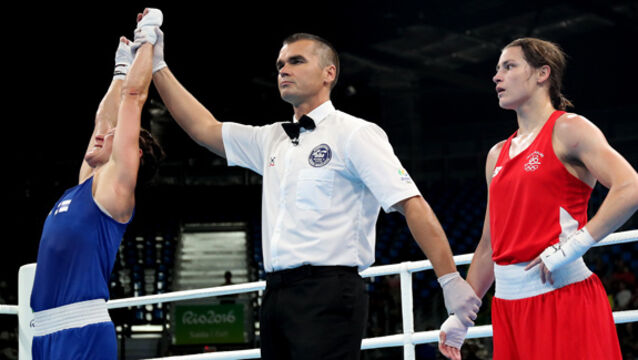 Mira Potkonen is declared the winner 15/8/2016
