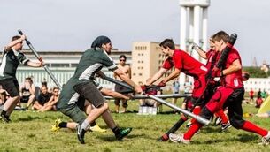 Irish team finish second in the world in bizarre cult sport 'jugger'