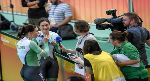 Katie George Dunlevy and Eve McCrystal hoping to find perfect harmony on the track