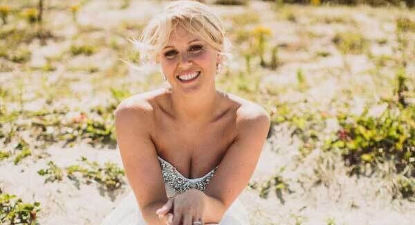 Debbie Howard on her wedding day. Debbie Howard on her wedding day.