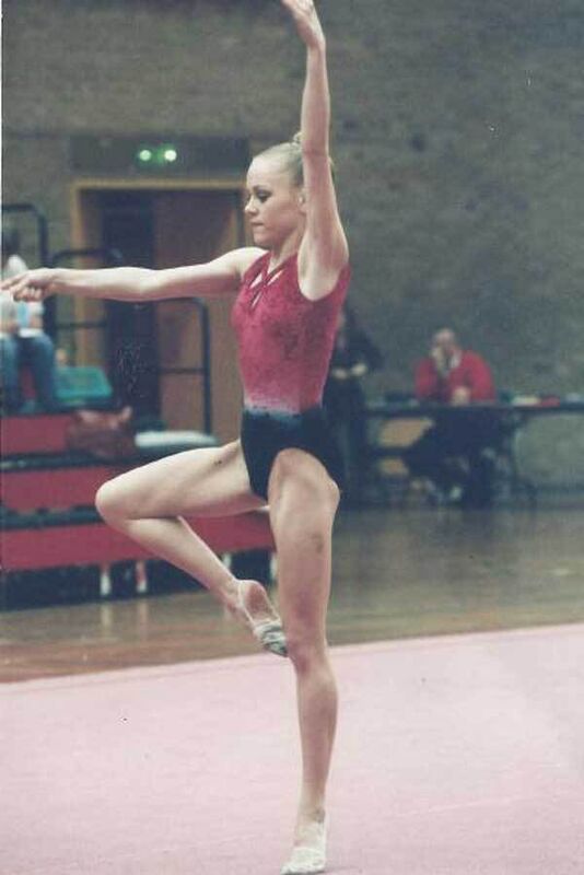 Debbie Howard as a champion teen gymnast. Debbie Howard as a champion teen gymnast.