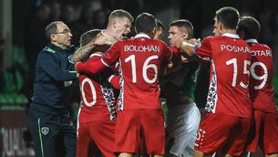 Ireland walk it like they talk it in 'fiery dressing room'