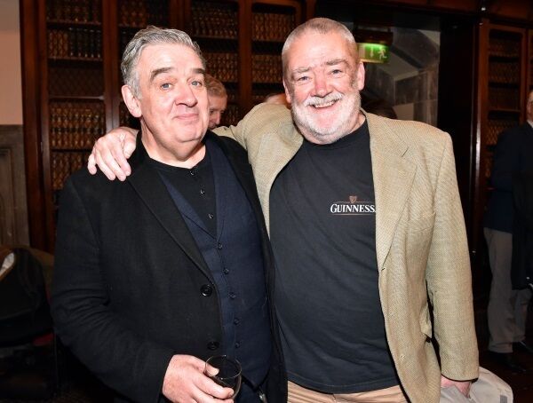 Writers Conal Creedon and Gerry Murphy at the celebration for John A Murphy.