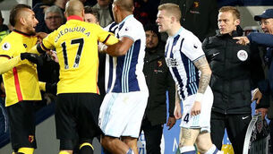 Tony Pulis tells James McClean to cool it