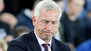Alan Pardew leaves Crystal Palace