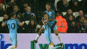 Slick Man City showcase cup intent