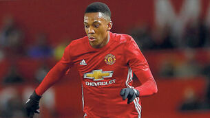 Jose Mourinho: Bench role for Anthony Martial
