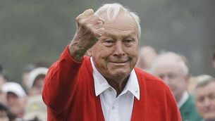 Darren Clarke pays tribute to iconic Arnold Palmer