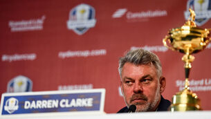 Fighting talk as Darren Clarke keeps his eyes on the prize