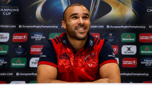 Behind Simon Zebo's smile is a man of steel