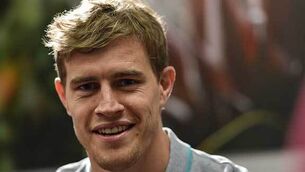 Bruised Andrew Trimble wants to get back on the horse
