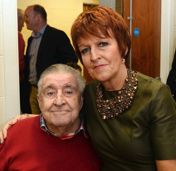 Donal’s father and sister, Gerald Lenihan and Jo McGrath Donal’s father and sister, Gerald Lenihan and Jo McGrath