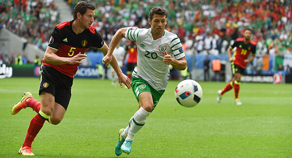 Ireland taking on Belgium last June. Ireland taking on Belgium last June.