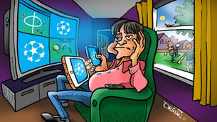 Fans thinking outside the box for viewing habits