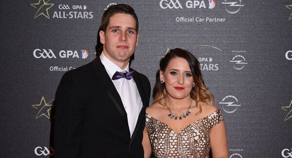 Lee Keegan of Mayo with Aoife Duffy.
