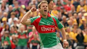 Aidan Kilcoyne closes in on goal