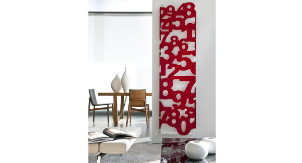 Italian Metacrylic radiators from Caleido feature an efficient steel panel overlaid in a range of striking acrylic designs. Available in a range of BTU/watt choices and seven colour options. From €2,384 at www.theradiatorcentre.com