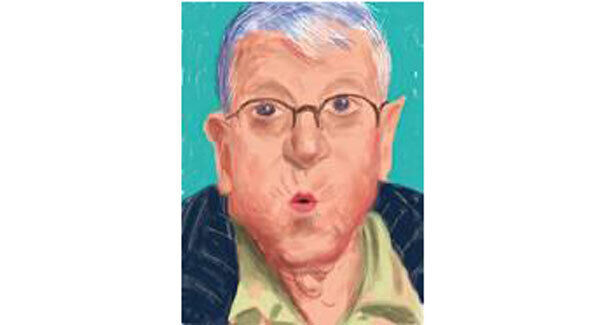 David Hockney self-portrait David Hockney self-portrait