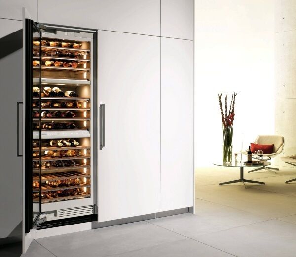 Wine cabinets are far from an affectation if you enjoy good wines and want them kept at just the right temperature. With this MasterCool, distinct temperature zones keep up to 112 bottles in controlled conditions cradled on wood supports with telescopic delivery to the hands in crystal clear halogen light. Active AirClean filters protect from external odours and the low noise level of just 38dB ensures that the only thing you notice is the quality of the tipple. Integrated MasterCool, €8,999, miele.ie.