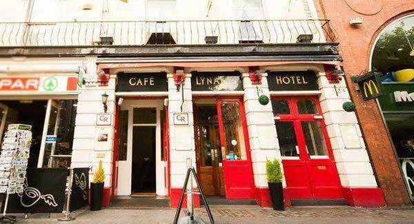 Lynham’s Hotel easy to find - just look for The Spire