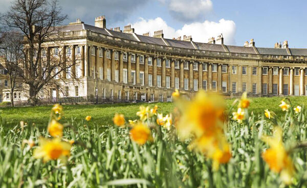 The world famous Royal Crescent designed by architect John Wood. Picture: Bath Tourism Plus/Colin Hawkins