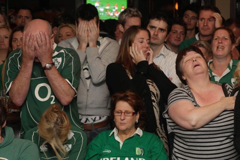 Fans pay tribute to Ireland despite heartbreak
