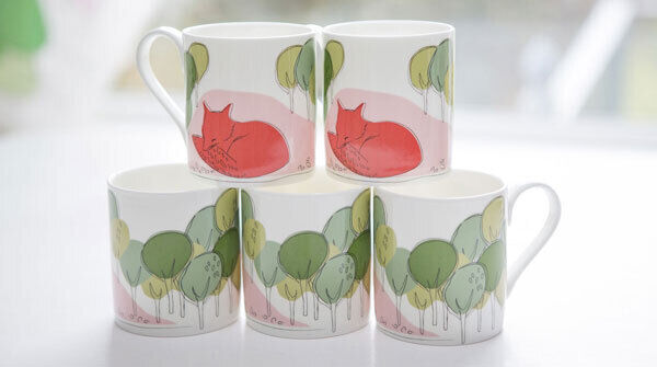 ‘Fox’ bone china cup from Fawn Prints (€15).