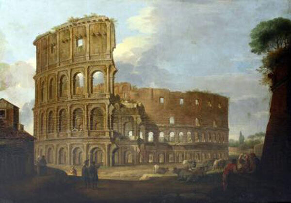 The Coliseum is one of a pair of Roman oils at Fonsie Mealy’s sale in Castlecomer on November 15-16 (€20,000-€30,000).