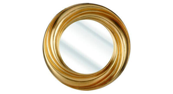 Gold is a key trend for interiors this autumn, add a little glitz with this gorgeous gold Octavia mirror,€250 from www.Amara.com