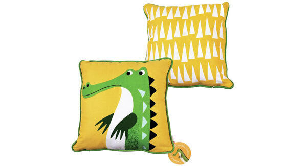 For the toddler’s room or playroom, check out these cute crocodile cushions, there’s a whole range of animal prints to choose from but this is my favourite this week. The elephant comes a close second — we might show him off soon. €14.50 from: www.dotcomgiftshop.com