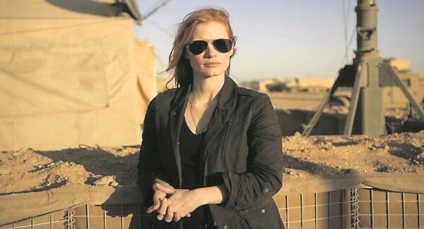 Jessica Chastain as a CIA officer in Zero Dark Thirty, a film inspired by the work of six women in the CIA’s ‘band of sisters’.