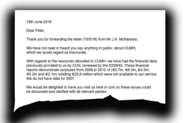 Consultants at CUMH write to Dr Boylan saying he is right about the maternity hospital losing out in budgetary terms by virtue of being part a broader hospital group