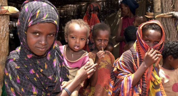 Famine victims in Ethiopia