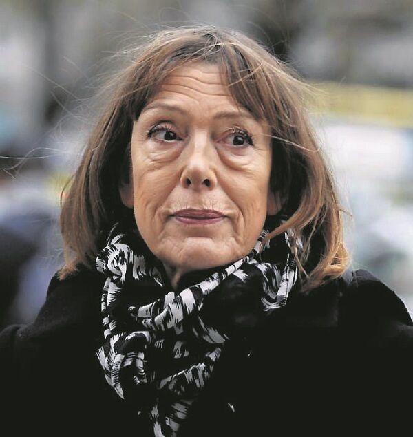 Ian Bailey’s partner Jules Thomas arrives at the High Court on November 11, 2014, for the hearing. Picture: Courtpix