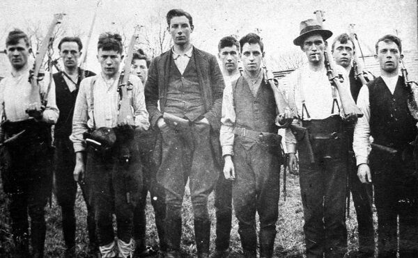 Members of the 4th (Midleton) Battalion Column of the Cork No 2 Brigade of the IRA in early 1921.