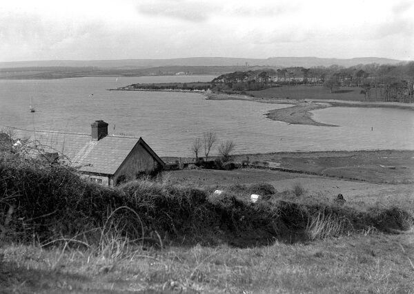 Aghada coastline during the 1920s where the body of John Coughlan of Cobh was tied to a cart axle and thrown into the sea.