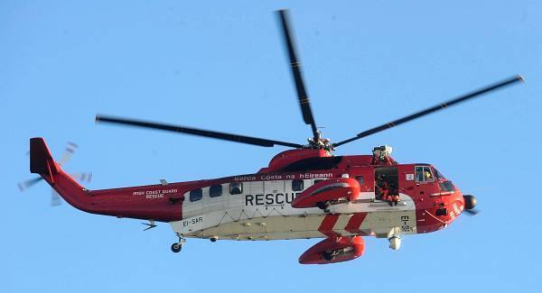 Crewman airlifted from submarine off Mayo coast