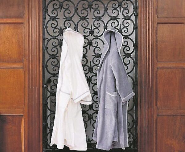 Francis Brennan collection for Dunnes Stores includes luxury robes, €70. Picture: Barry Murphy. Stylist: Ann Marie O’Leary