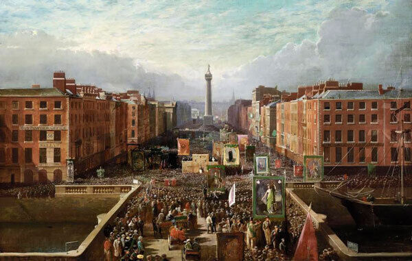 The O’Connell Centenary Celebrations, 1875 by Charles Russell (1852-1910) from the ‘Stories of Ireland in Art’ exhibition at the National Gallery in Dublin. Picture: © National Gallery of Ireland.