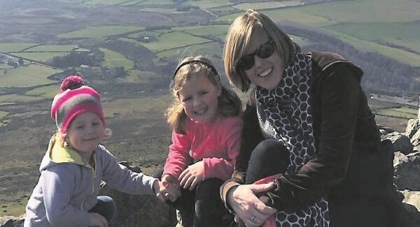 Keelin Fagan, with daughters Camille, 4, and Lorca, 9. Keelin is comfortable with herdecision to work outside the home and weekends are spent together as a family.