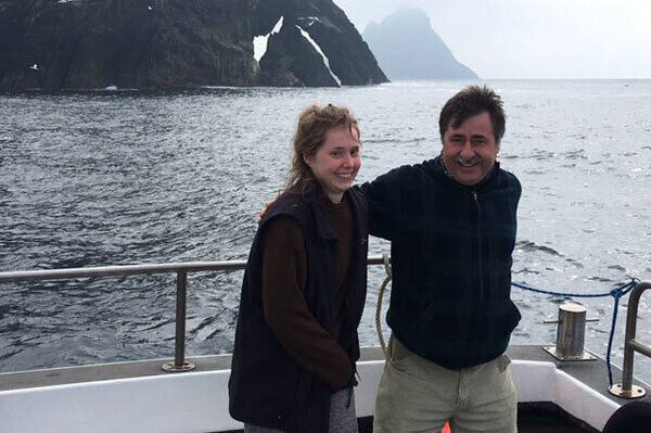 J Richard Smith, consultant gynaecological surgeon at the West London Gynaecological Cancer Centre, Queen Charlotte’s &amp; Chelsea Hospital, Imperial College London with his daughter Victoria.