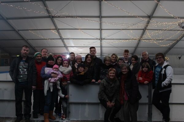 Michael Finnegan and his Family L-R - James Finnegan, Don Deane, Richie O'Keeffe, Aoife Finnegan, Anna O'Keeffe, Hannah Mae Terry, Aoibhe Finnegan, Rian Terry, Síofra Deane, Sinéad Broderick, Dáithi Broderick, Majella Finnegan, Darragh Broderick, Anne Marie Finnegan, Valerie Finnegan Cahill, Niamh Terry, James Finnegan, Eileen Finnegan, Finn Cahill, Saoirse Terry, Michael Finnegan, Jack Cahill, Éanan Deane